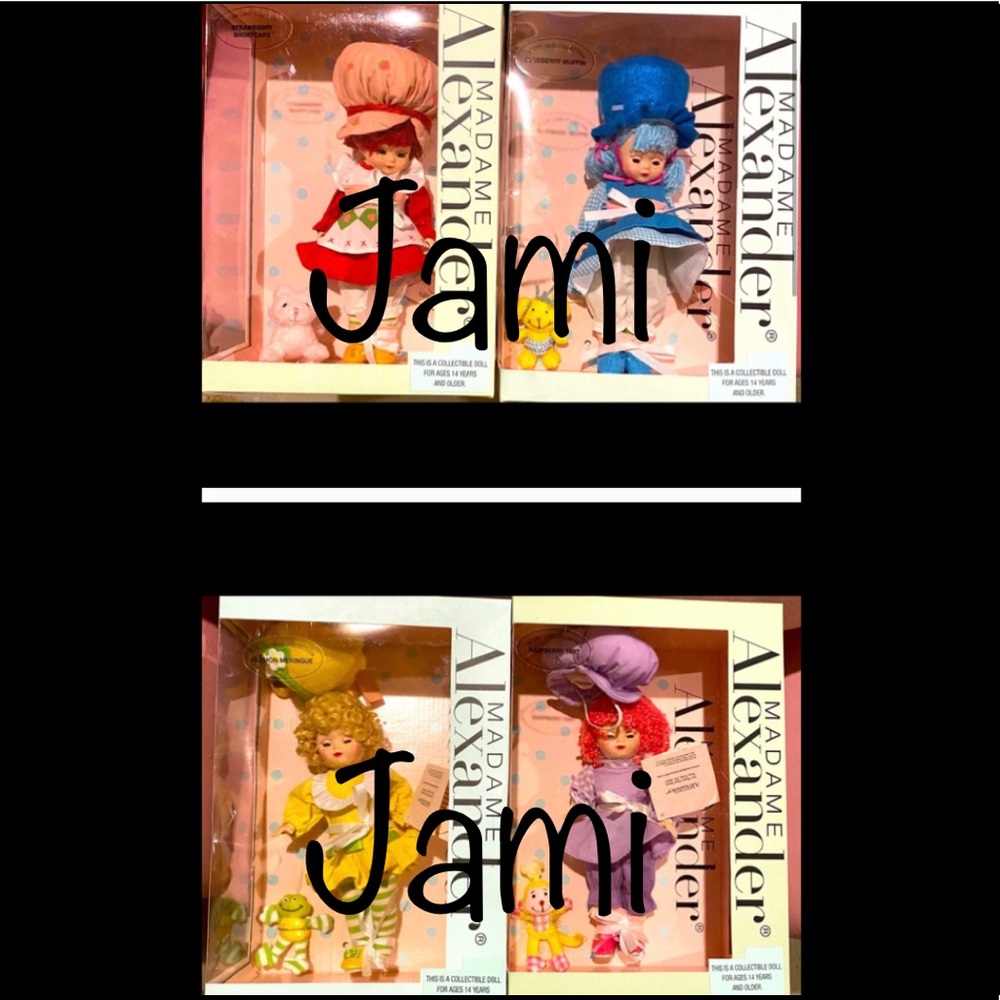 💥HP💥4 NEW STRAWBERRY SHORTCAKE DOLLS MADAME ALEXANDER